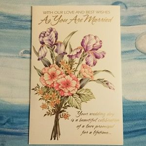 Free shipping/Greeting Card Love & Best Wishes